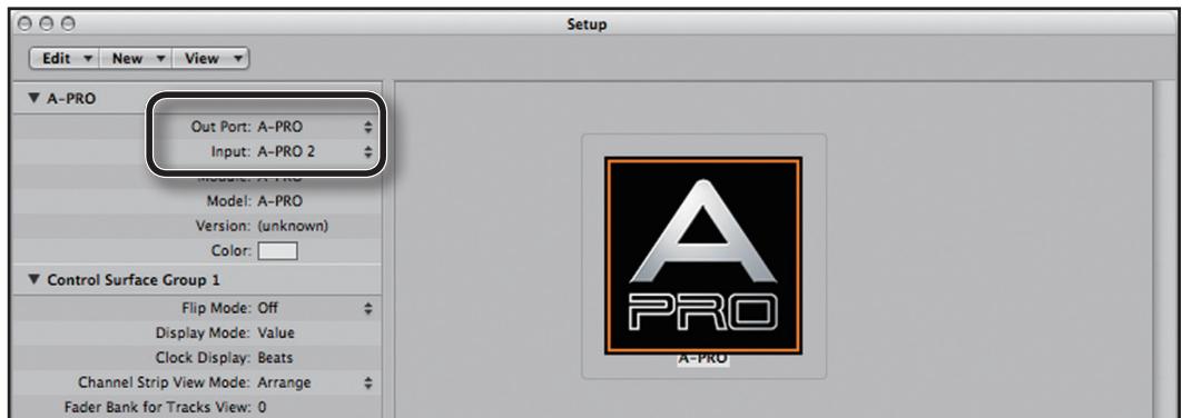 ROLAND A-800PRO-R - Pas de pilotage en appuyant sur les boutons de l'A-PRO (Logic Pro ou Logic Express) - 1