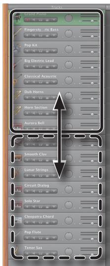 ROLAND A-800PRO-R - Changer entre des Track Banks - 3