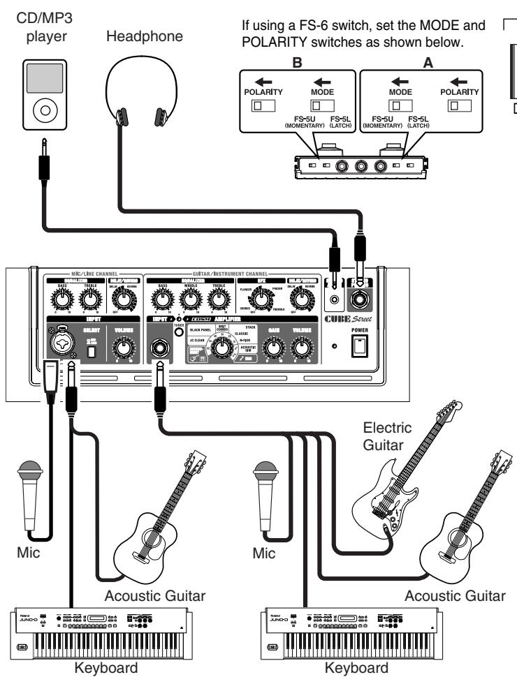 ROLAND CUBE-ST - Tuning in "Chromatic Mode" - 1