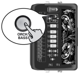 ROLAND FR-18 D RD - Pour sélectionner un son d'orchestre pour les basses: - 1