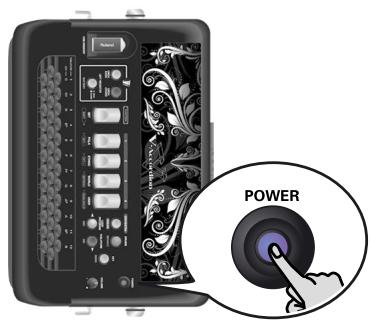 ROLAND FR-18 D RD - Mise sous tension - 1