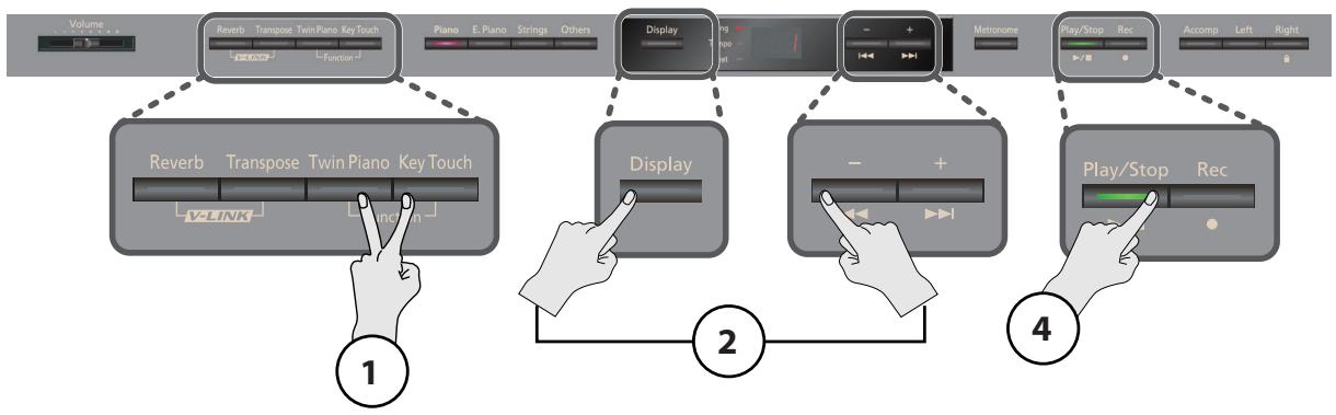 ROLAND HP302-SB - Sauvegarder un enregistrement - 1