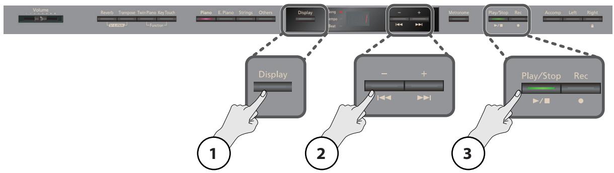 ROLAND HP302-SB - Reproduire des morceaux - 1