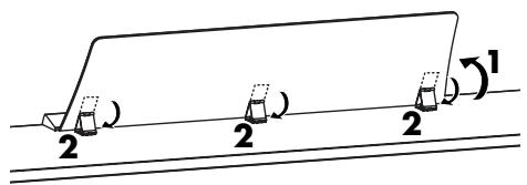 ROLAND HP302-SB - Redresser le pied - 1