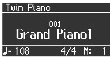 ROLAND HP307-SB - Appuyez sur le bouton [twin piano] - 1