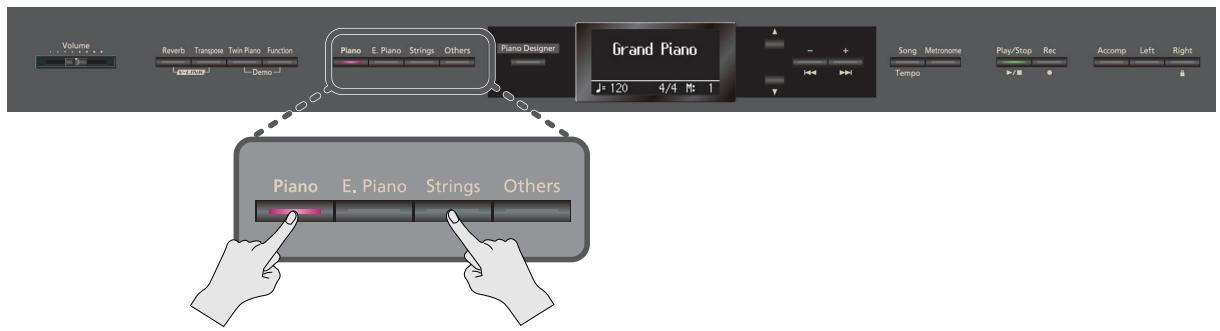 ROLAND HP307-SB - Superposition de deux sons - 1