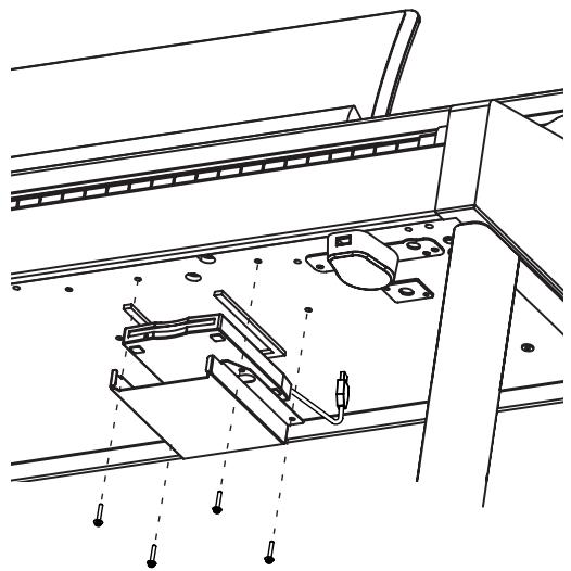 ROLAND HP307-SB - Installation du lecteur de disquette - 1