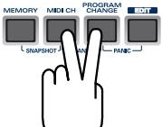 ROLAND PCR-M30 - Tableau des modes de fonctionnement - 3