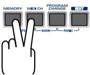 ROLAND PCR-M30 - Tableau des modes de fonctionnement - 6