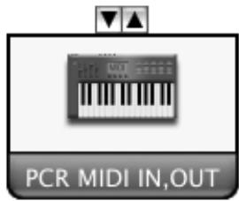 PCR MIDI IN,OUT