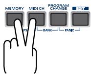 ROLAND PCR-M50 - Tableau des modes de fonctionnement - 6