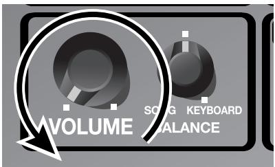 ROLAND RK-100 - Mise hors tension - 1