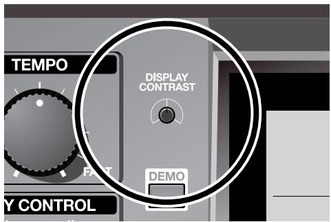 ROLAND RK-100 - Régler la luminosité de l'écran - 1