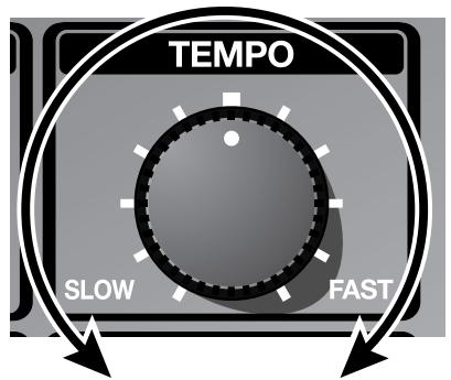ROLAND RK-100 - Tournez la commande [TEMPO] pour régler le TEMPO. - 1