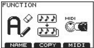 FUNCTION A MIDI NAME COPY MIDI