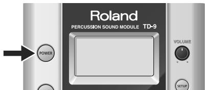 Roland PERCUSSION SOUND MODULE TD-9 POWER VOLUME SETUP