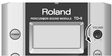 Roland PERCUSSION SOUND MODULE TD-9 POWER VOLUME METHI