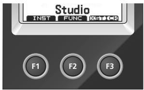 Studio INST FUNC K=100K F1 F2 F3