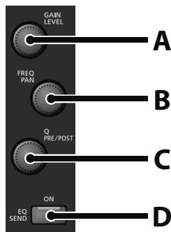 ROLAND VS-700-CS - Activier le mode 'EQ' - 1