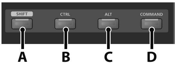 ROLAND VS-700-CS - Boutons d'altération - 1