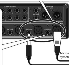 ROLAND VS-700-CS - Brancher un microphone - 4
