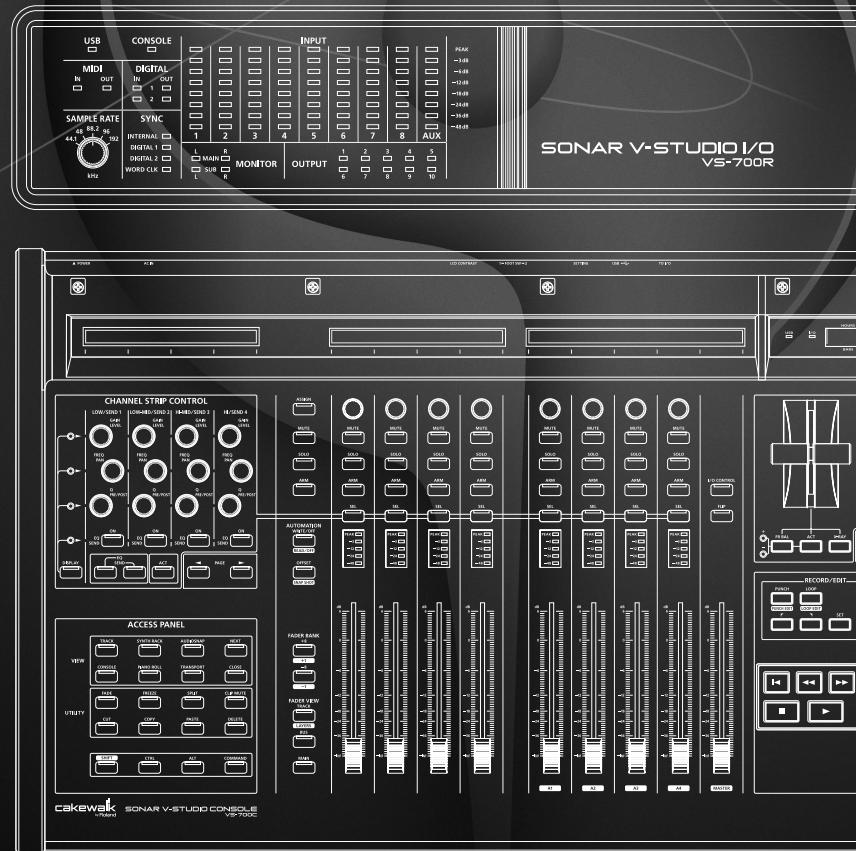 ROLAND VS-700-CS - SONAR V-STUDIO - 1