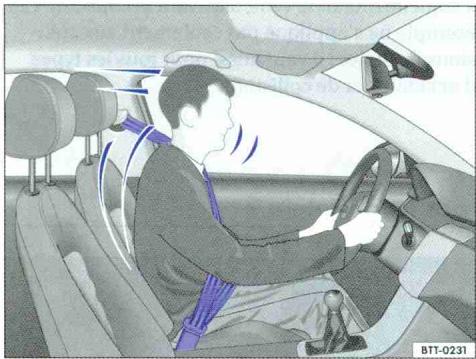 VOLKSWAGEN GOLF VI - Qu'arrive-t-il aux occupants qui ne portent pas leur ceinture ? - 3