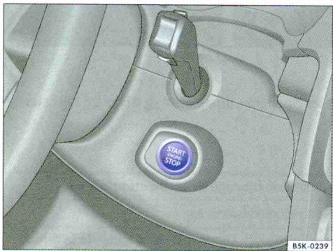 VOLKSWAGEN GOLF VI - Bouton de démarrage - 1