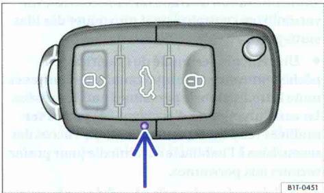 VOLKSWAGEN GOLF VI - Remplacement des piles - 1
