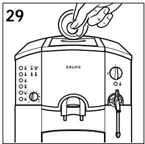 KRUPS 889 - Ejecución del programa de limpieza - 7