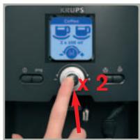 KRUPS ESPRESSERIA AUTOMATIC XP7230 - TWO-CUP FUNCTION - 2