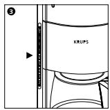 KRUPS FME1 - Préparation du café - 3