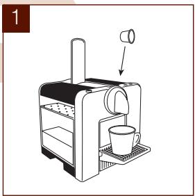 KRUPS YY1211 LE CUBE - Programmation de la quantité de café / Programming the water volume - 1