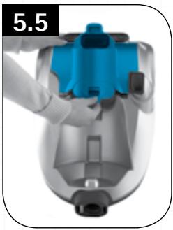 HOOVER CYCLONIC BAGLESS CANISTER - How to Clean - 1