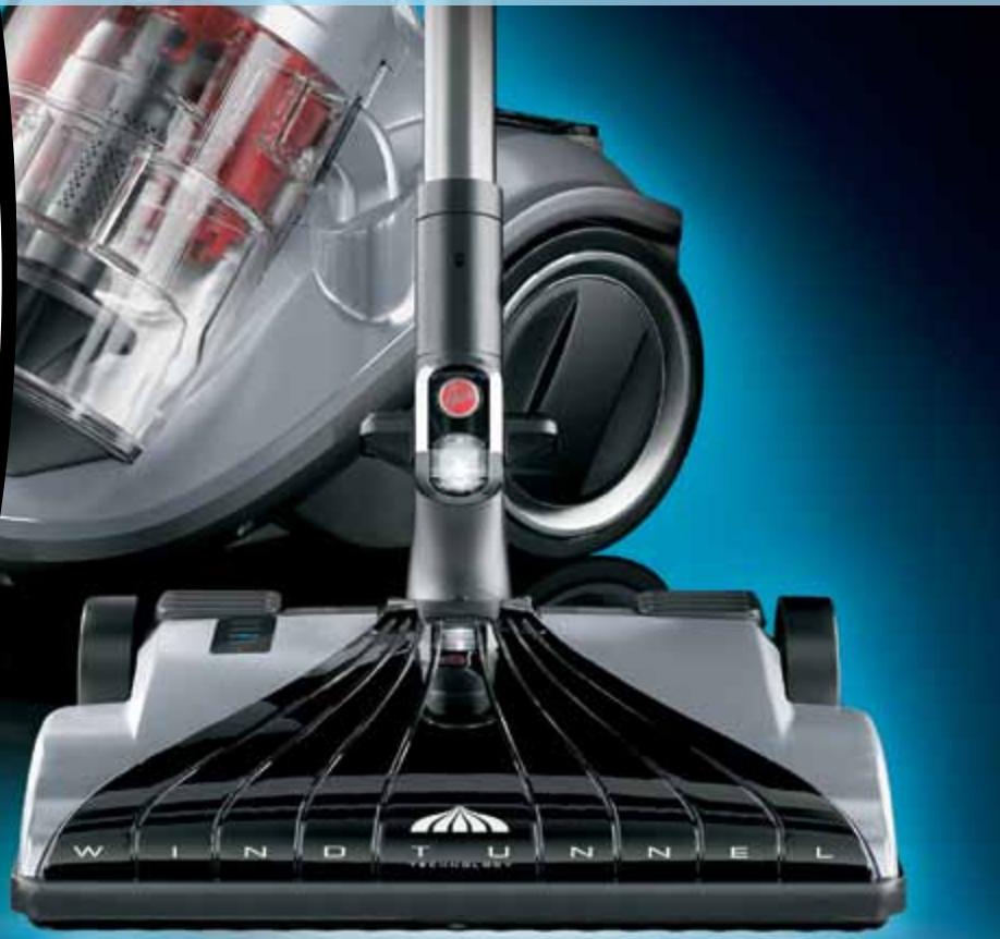 HOOVER CYCLONIC BAGLESS CANISTER - 1