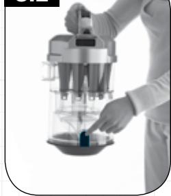 HOOVER CYCLONIC BAGLESS CANISTER - How to Clean - 2