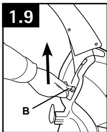 HOOVER FLOORMATE SPINCRUB FH40030 - HOW TO FOLD HANDLE - 1