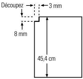 HOOVER HSXS5085 - Dimensions pour les panneaux de bois sur mesure - 1