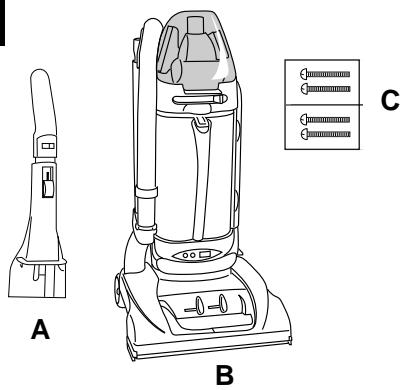 HOOVER SELF PROPELLED WINDTUNNEL BAGLESS - Carton contents - 1