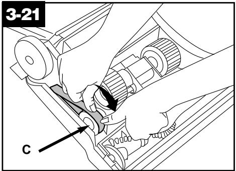 HOOVER SELF PROPELLED WINDTUNNEL BAGLESS - Positioning back of belt - 1