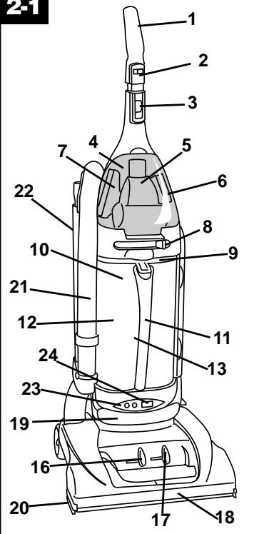 HOOVER SELF PROPELLED WINDTUNNEL BAGLESS - Cleaner description - 1