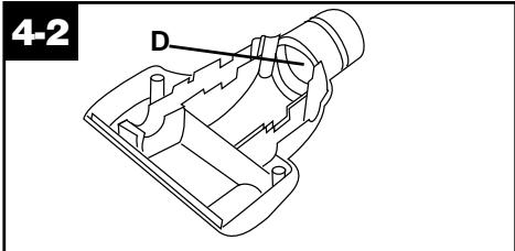 HOOVER SELF PROPELLED WINDTUNNEL BAGLESS - If blockage occurs during powered hand tool use: - 1