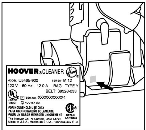 HOOVER SELF PROPELLED WINDTUNNEL BAGLESS - Fill in and retain - 1