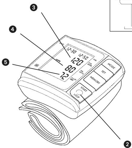 KOMPERNASS BALANCE KH 8090 AUTOTENSIOMETRE - Mise en place de l'appareil pour une mesure - 2