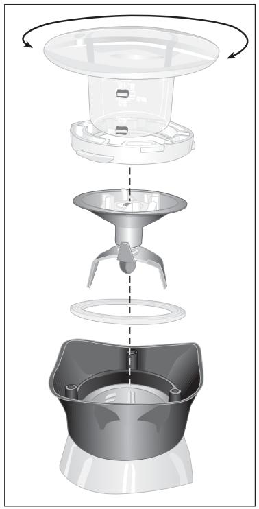 KOMPERNASS BIFINETT KH 525 MIXER BLENDER - Nettoyage - 1