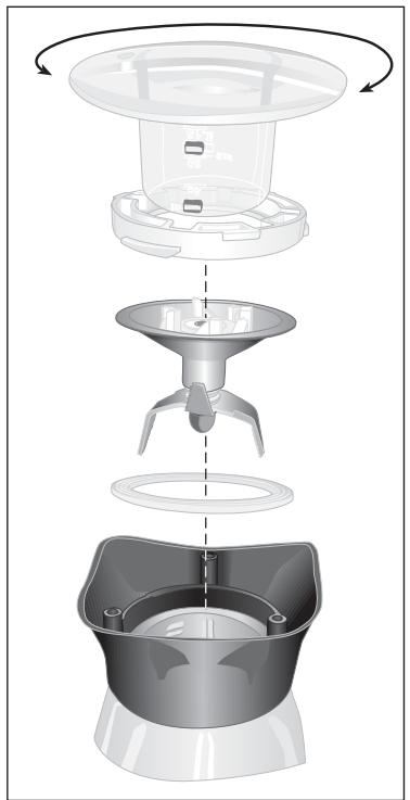 KOMPERNASS BIFINETT KH 525 MIXER BLENDER - A vágókes alapos tiszitísa - 1