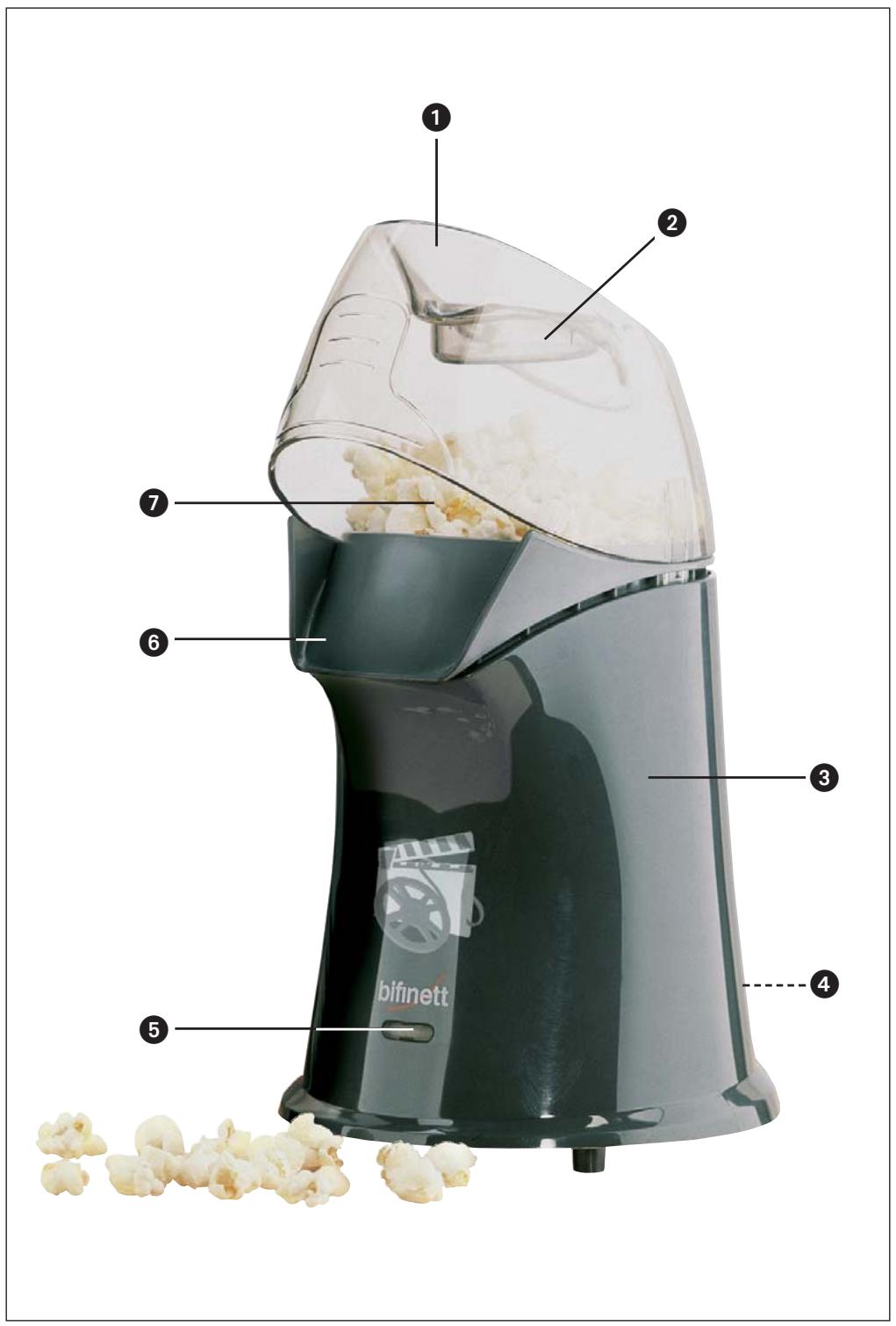 KOMPERNASS BIFINETT KH 831 MACHINE A POP-CORN - 3