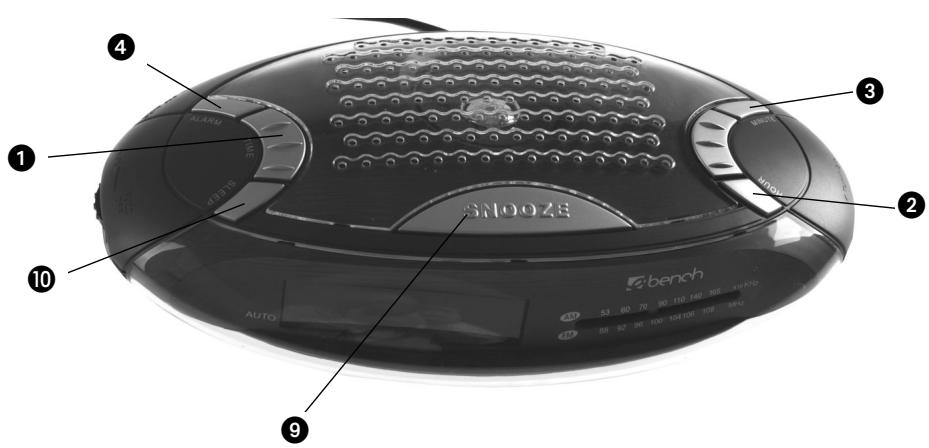 KOMPERNASS EBENCH KH 2271 RADIO-REVEIL - 4
