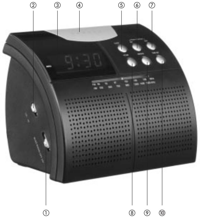 KOMPERNASS EBENCH KH 40 RADIO-REVEIL - 1