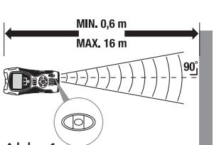 KOMPERNASS KH 3236 DETECTEUR MULTIFONCTIONS 5 EN 1 AVEC LASER - Messen von Entfernungen - 1